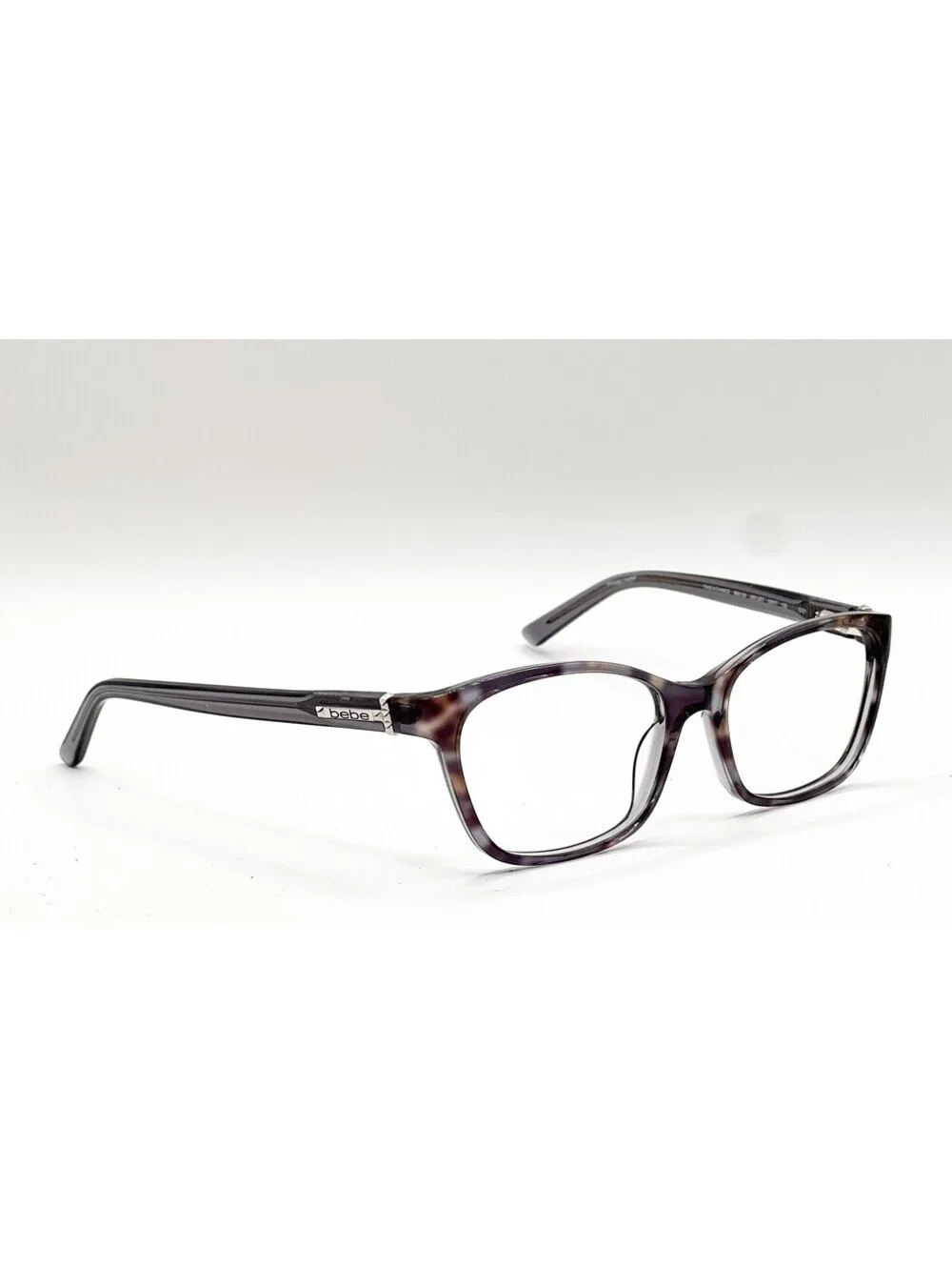 Bebe BB5126 001 Jet Rectangle Authentic Eyeglass Frames 53-17